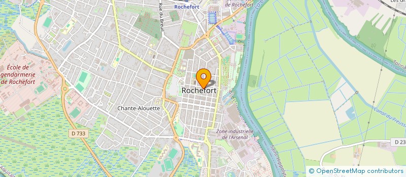 localisation de l'entreprise LE VIOLON D INGRES  ROCHEFORT