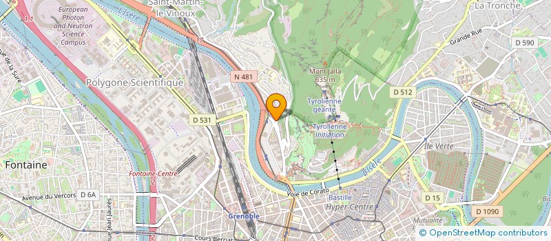 localisation de l'entreprise LE VIP  GRENOBLE