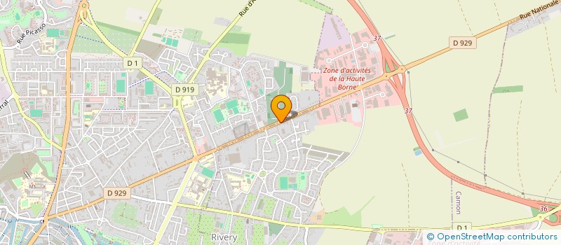 localisation de l'entreprise LE VIRAGE à RIVERY