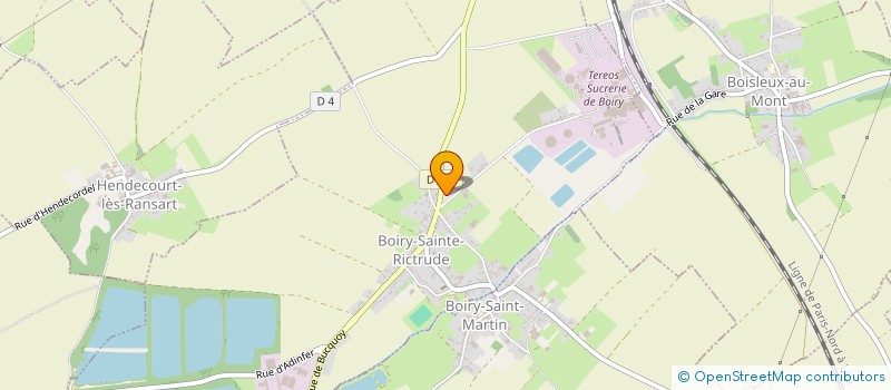 localisation de l'entreprise LE VIRAGE AUTOMOBILE  BOIRY-SAINTE-RICTRUDE