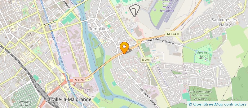 localisation de l'entreprise LE VIRGILIER  TOMBLAINE