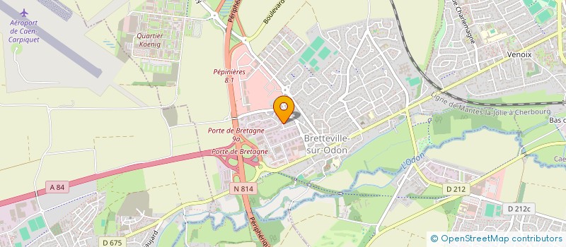 localisation de l'entreprise LE VIRGILIER  BRETTEVILLE-SUR-ODON