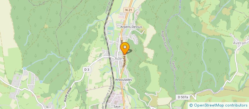 localisation de l'entreprise LE VIRGINIA  ADE