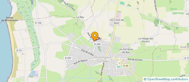 localisation de l'entreprise LE VIROLO à LA RIVIERE-DRUGEON