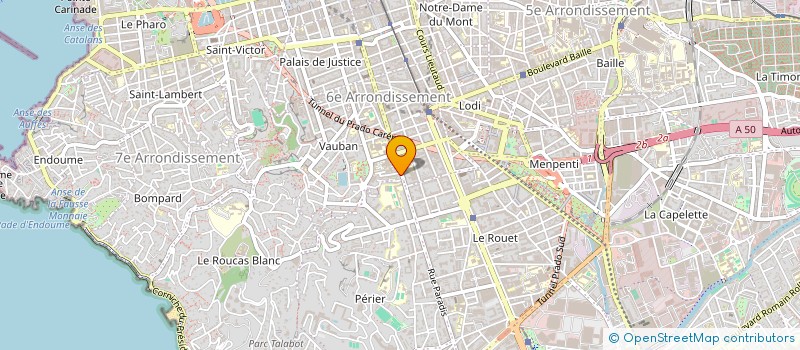 localisation de l'entreprise LE VIRTUAL à MARSEILLE