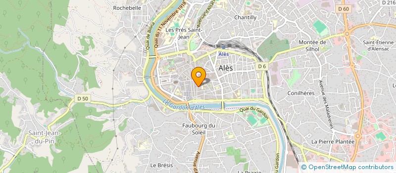 localisation de l'entreprise LE VISCONTI à ALES
