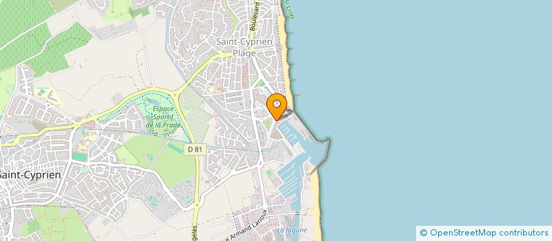 localisation de l'entreprise LE VISTA MARE  SAINT-CYPRIEN