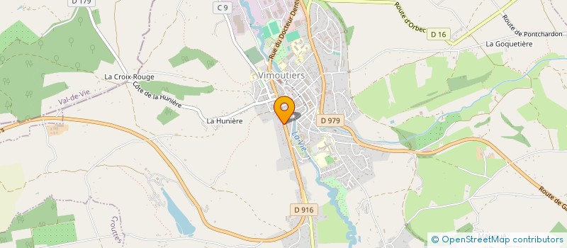 localisation de l'entreprise LE VITOU à VIMOUTIERS