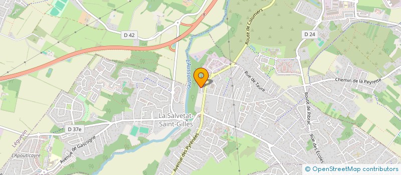 localisation de l'entreprise LE VITRIER DU 31  LA SALVETAT-SAINT-GILLES