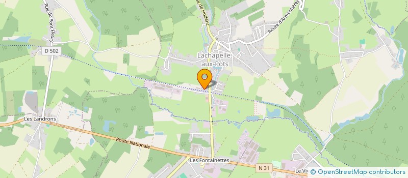localisation de l'entreprise LE VITRIER PICARD à SAINT-PAUL