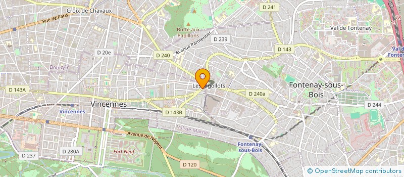localisation de l'entreprise LE VIVALDI à VINCENNES