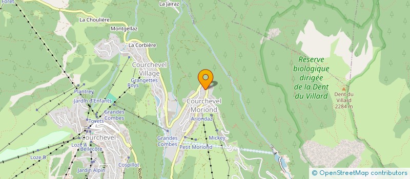 localisation de l'entreprise LE VIVAROIS à COURCHEVEL