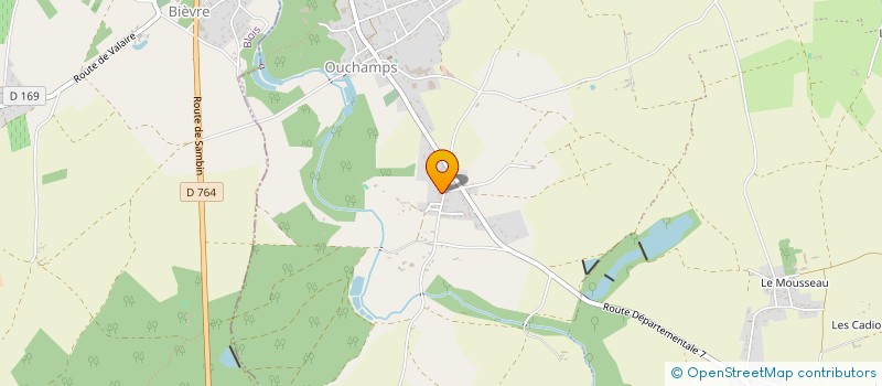 localisation de l'entreprise LE VIVIER  LE CONTROIS-EN-SOLOGNE