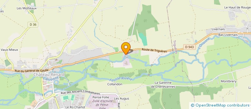 localisation de l'entreprise LE VIVIER à CHATEAU-RENARD