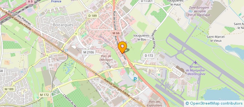 localisation de l'entreprise LE VIVIER OCCITAN  MAUGUIO