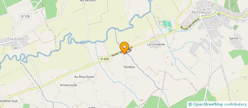 localisation de l'entreprise LE VIVRIER à SAINT-SULPICE-DE-GUILLERAGUES