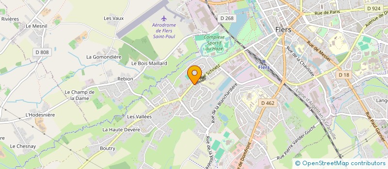 localisation de l'entreprise LE VIZIR 61 à FLERS