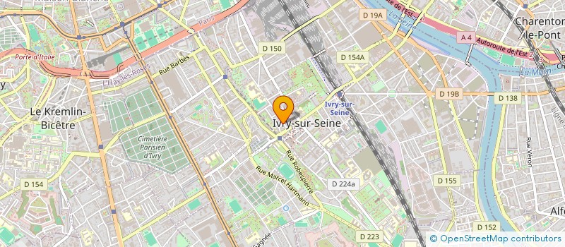 localisation de l'entreprise LE VOEU DU COQUELICOT à IVRY-SUR-SEINE