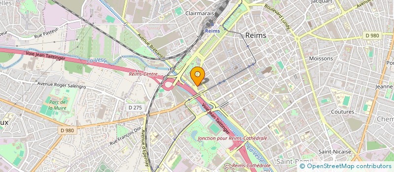 localisation de l'entreprise LE VOGUE  REIMS