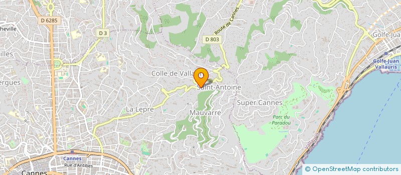 localisation de l'entreprise LE VOILIER à CANNES