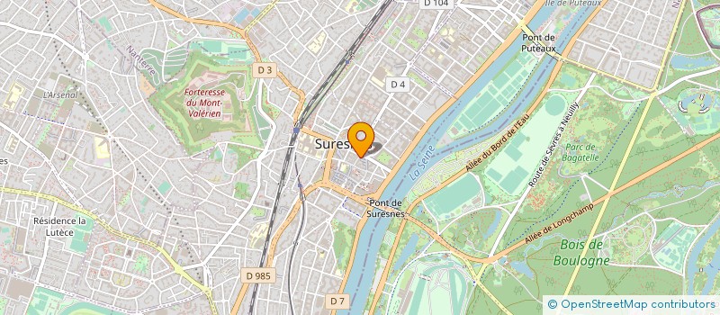 localisation de l'entreprise LE VOILIER BLEU à SURESNES