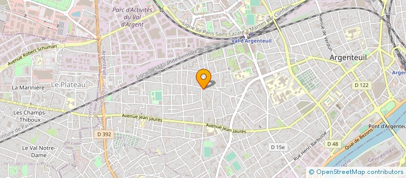 localisation de l'entreprise LE VOLANT à ARGENTEUIL