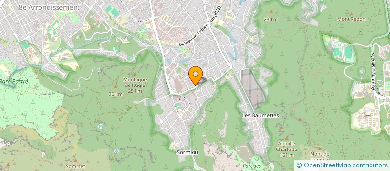 localisation de l'entreprise LE VOLANT BLEU à MARSEILLE