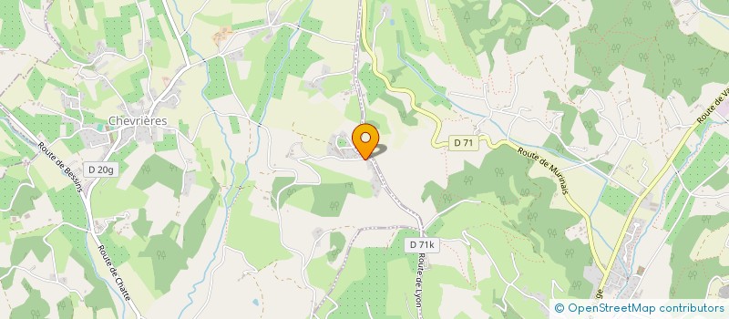 localisation de l'entreprise LE VOLANT SPORTIF CHEVRIEROIS à CHEVRIERES
