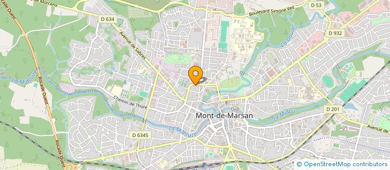 localisation de l'entreprise LE VOLONTAT à MONT-DE-MARSAN