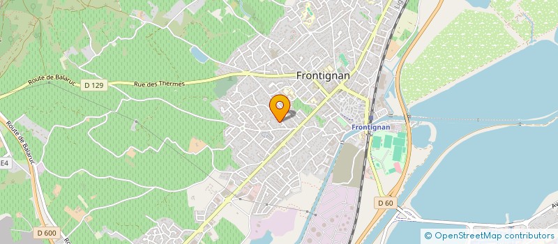 localisation de l'entreprise LE VOLTAIRE à FRONTIGNAN