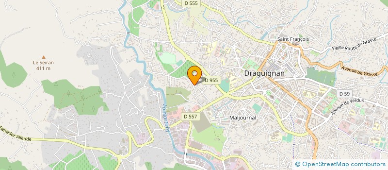 localisation de l'entreprise LE VOSGIEN à DRAGUIGNAN