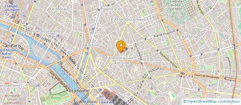 localisation de l'entreprise LE VOUTIN  PARIS