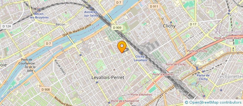 localisation de l'entreprise LE VOUVRAY à LEVALLOIS-PERRET