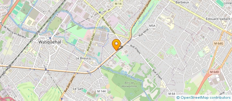 localisation de l'entreprise LE VOYAGE COMMENCE ICI  CROIX