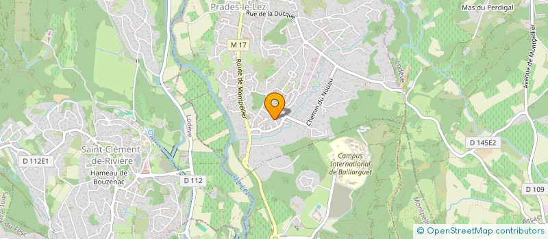 localisation de l'entreprise LE VOYAGE DE D'YAAQAAR à PRADES-LE-LEZ