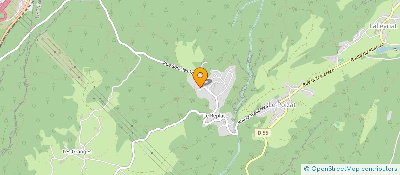 localisation de l'entreprise LE VOYAGE DE LANA  LE POIZAT-LALLEYRIAT