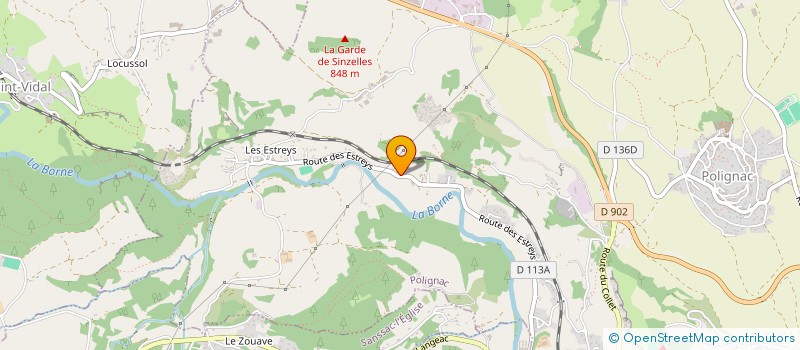 localisation de l'entreprise LE VOYAGE DE LORICK à POLIGNAC
