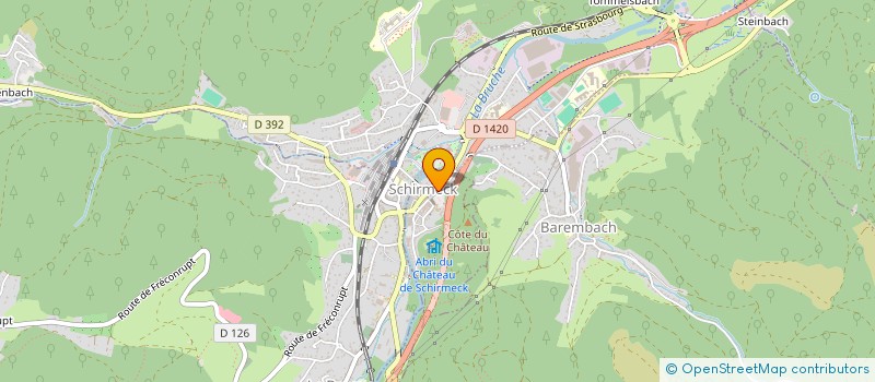 localisation de l'entreprise LE VOYAGE DE PANDORE  SCHIRMECK