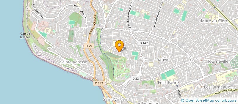 localisation de l'entreprise LE VOYAGE SUR MESURE  LE HAVRE