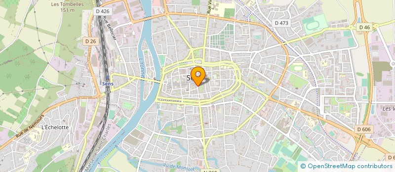 localisation de l'entreprise LE VOYAGEUR à SENS