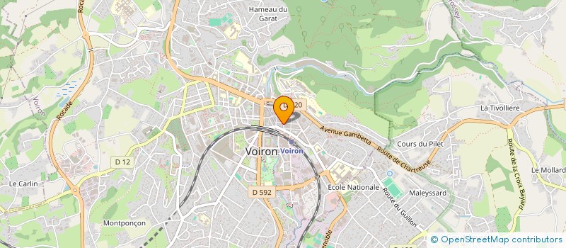 localisation de l'entreprise LE VRAC BY CO  VOIRON