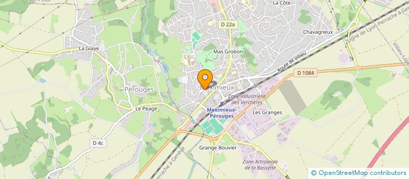 localisation de l'entreprise LE VRAC DE LA COTIERE à MEXIMIEUX