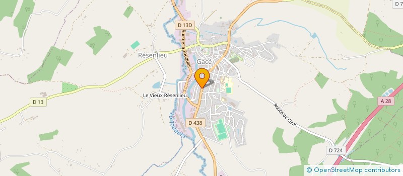 localisation de l'entreprise LE VRAC'DU COIN à GACE