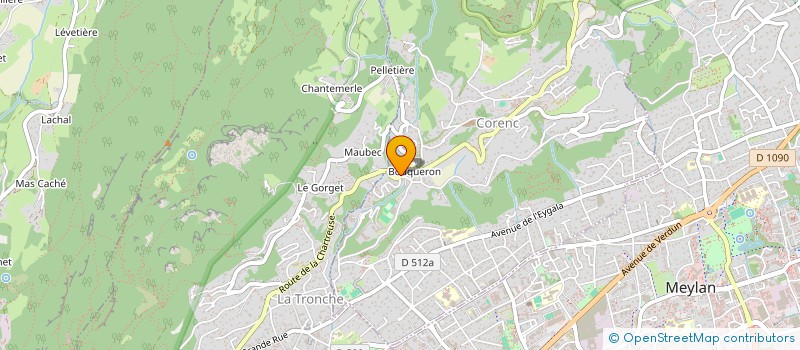 localisation de l'entreprise LE VRAI CHIC  CORENC