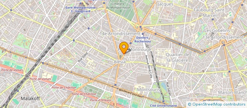 localisation de l'entreprise LE VRAI PIED SENSIBLE  PARIS