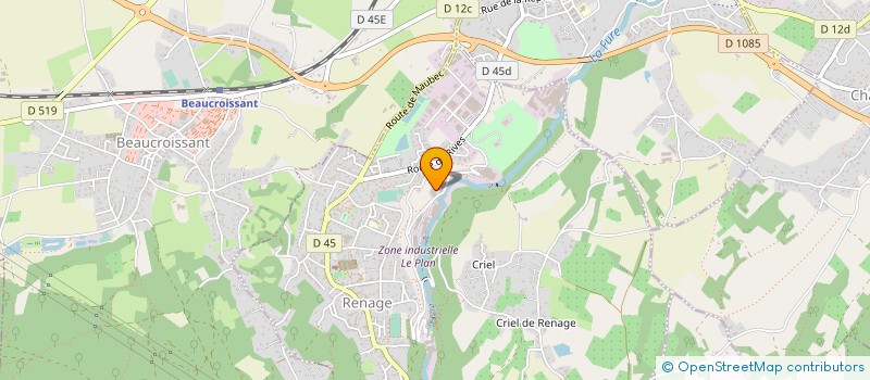 localisation de l'entreprise LE VRAUX à RENAGE