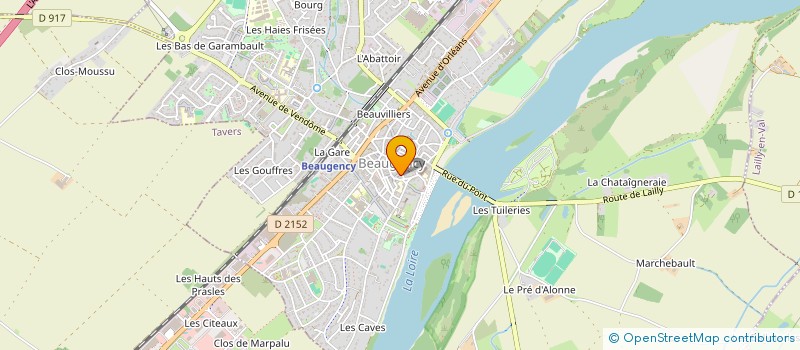 localisation de l'entreprise LE VRIC A VRAC à BEAUGENCY