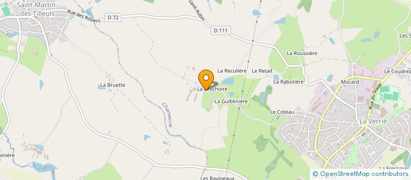 localisation de l'entreprise LE VRIGNON à CHANVERRIE