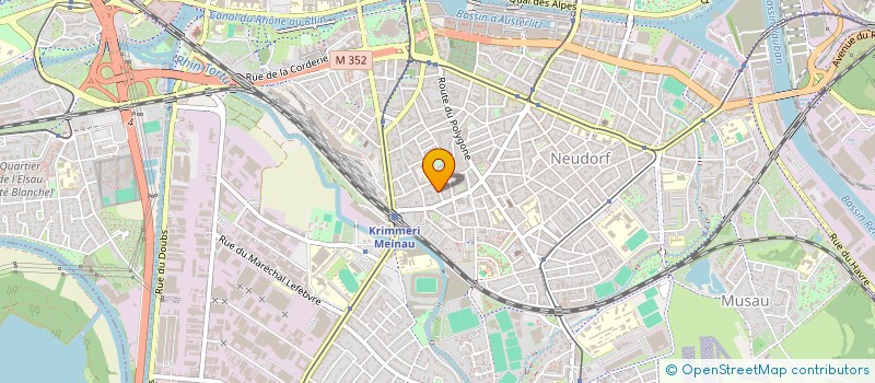 localisation de l'entreprise LE W à STRASBOURG