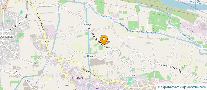 localisation de l'entreprise LE WAGON  CHATEAURENARD